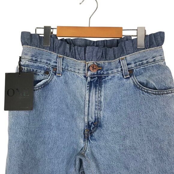 NWT One Teaspoon Unique Vintage Le Saints Oversized Crop Jeans Size XS - Picture 5 of 10